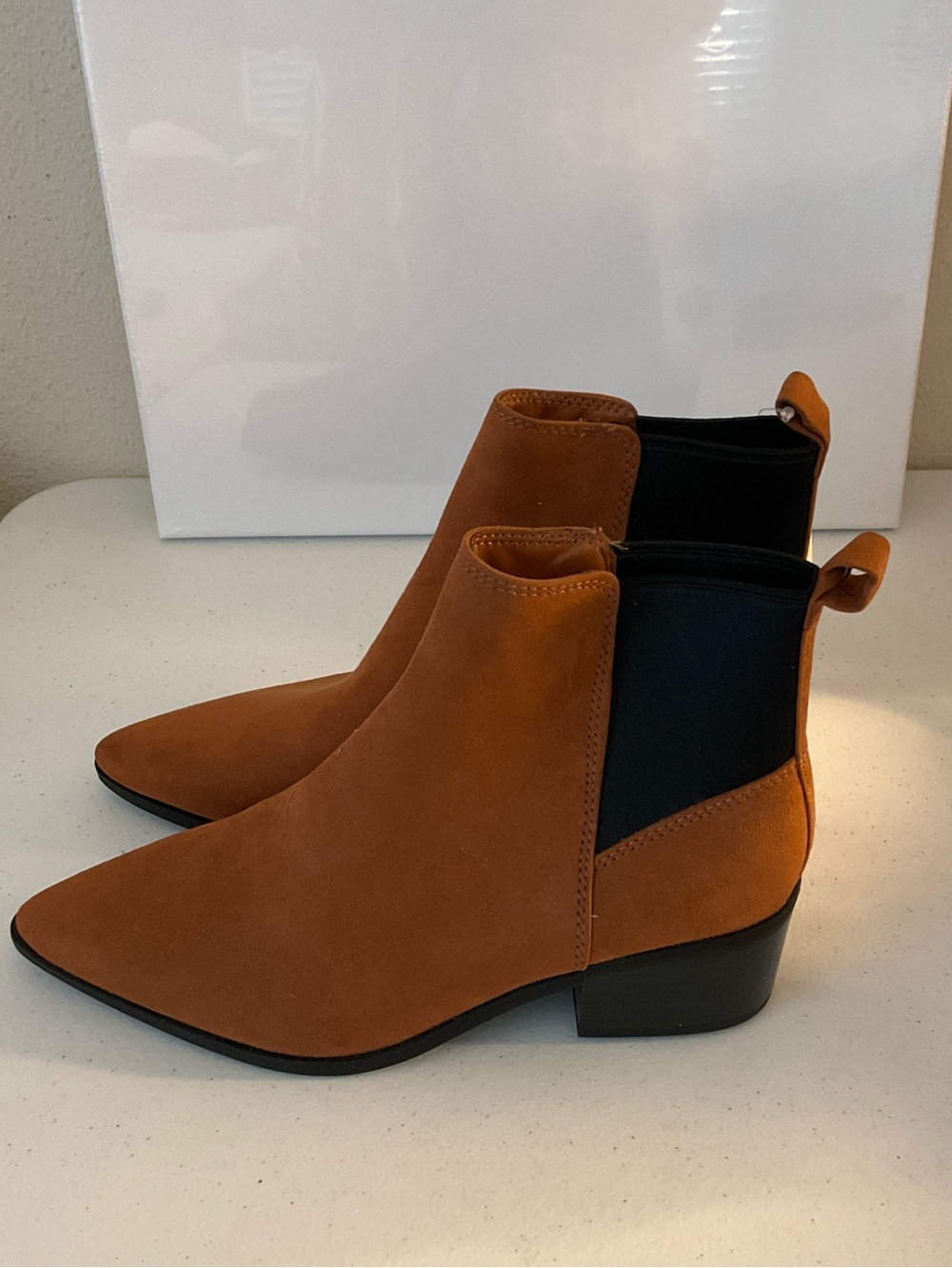 a new day Tan Suede Chukka Ankle Boots